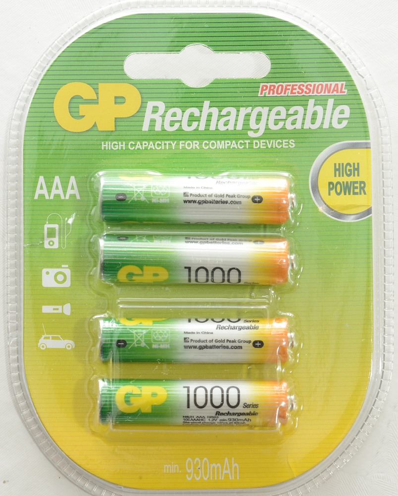 Аккумулятор ааа gp 1000mah